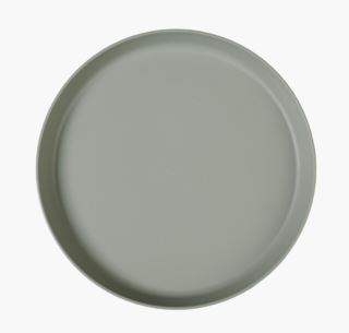 Vita vati kukkaruukulle harmaanvihreä
