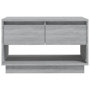 TV-taso harmaa Sonoma-tammi 70x41x44 cm lastulevy - Harmaa