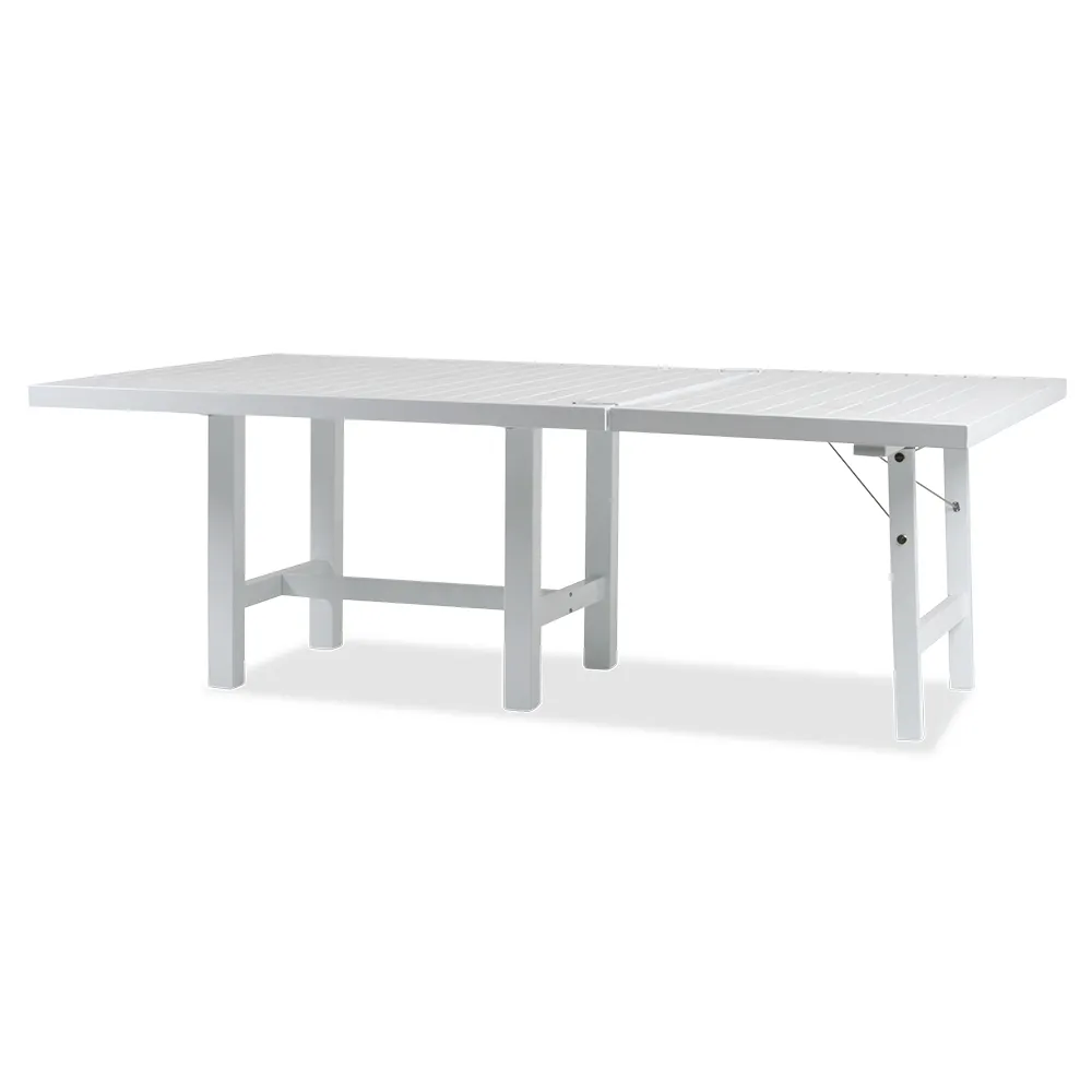 Fri Form, 122x68cm H:65.5cm lisälevy Alumiini valkoinen