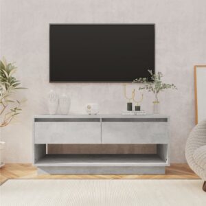 TV-taso harmaa 102x41x44 cm lastulevy - Harmaa