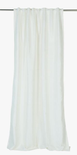 Mulbury silk verho luonnonvalkoinen