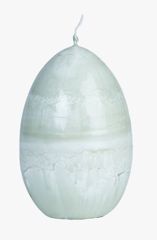 Easter Goose Egg koristekynttilä harmaa