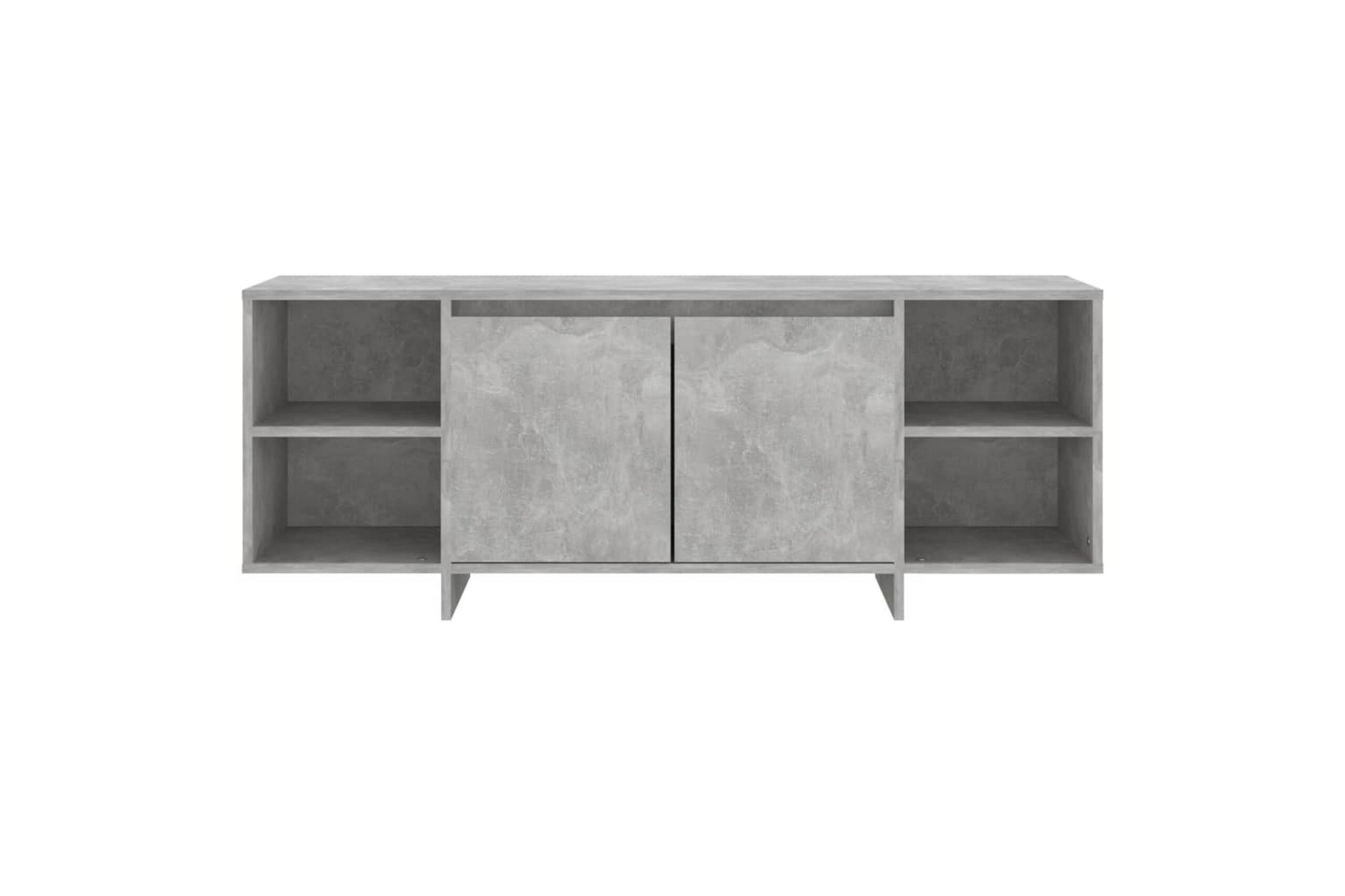 TV-taso betoninharmaa 130x35x50 cm lastulevy - Harmaa