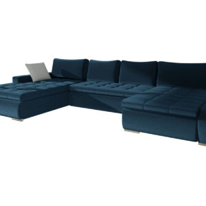 Vuodesohva Tupladivaani Mojen 4:n ist 340x140 cm U-muoto - Sininen