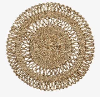 Jute Flower tabletti luonnonväri