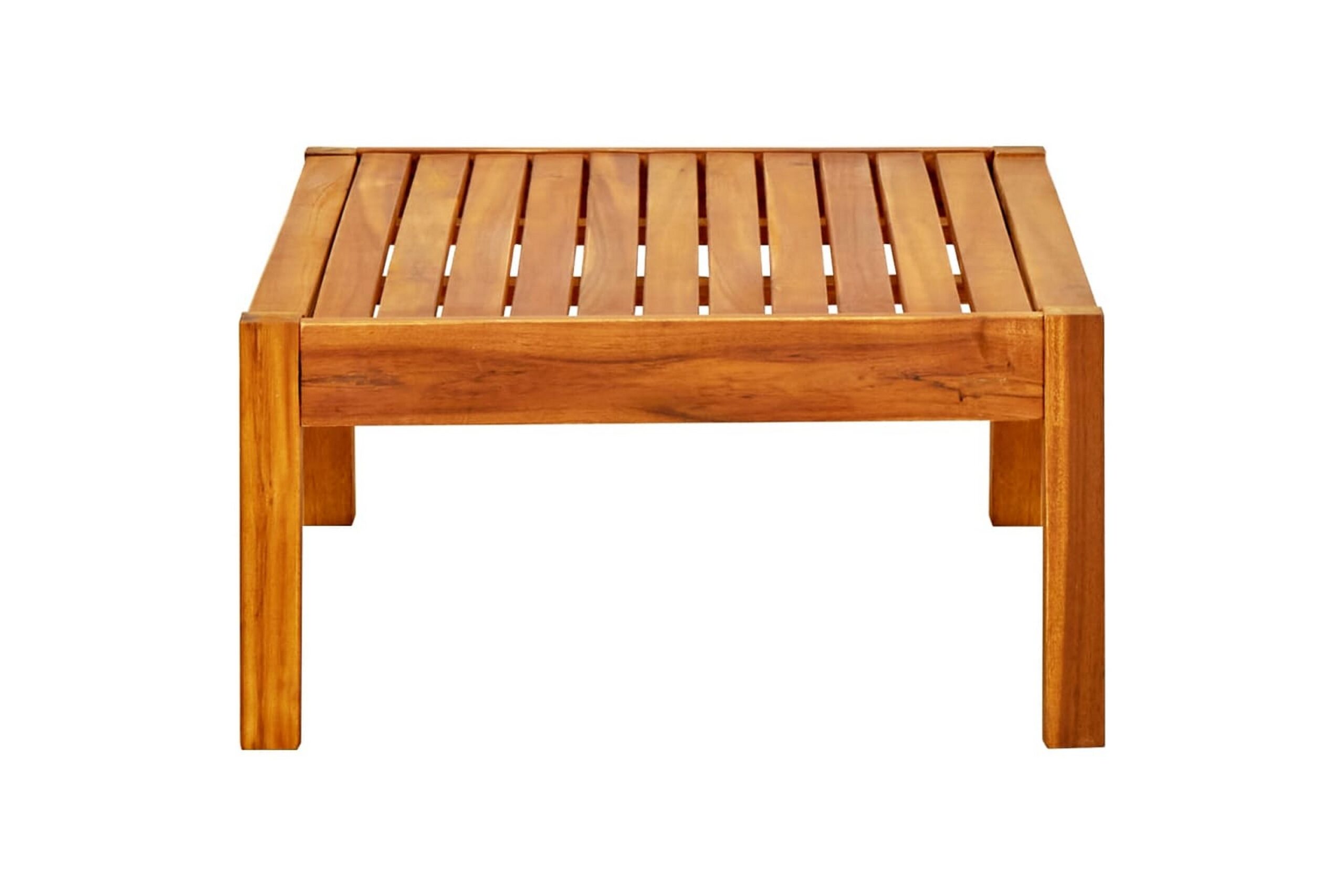 Puutarhapöytä 85x57x29 cm täysi akasiapuu - Ruskea