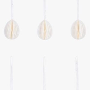 Paperegg box 6pk koriste luonnonvalkoinen