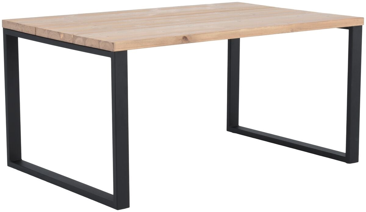 Ruska terassiruokapöytä  150x100 cm antiikkipetsattu harjattu ja lakattu mänty/m