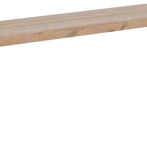 Ruska terassipenkki 35x126 cm antiikkipetsattu harjattu ja lakattu mänty/valkoin