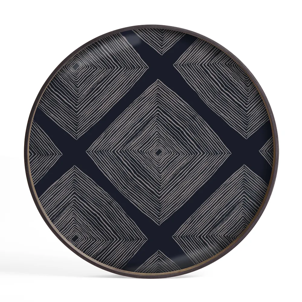 Ethnicraft, Linear Squares Tarjotin Ø61 cm