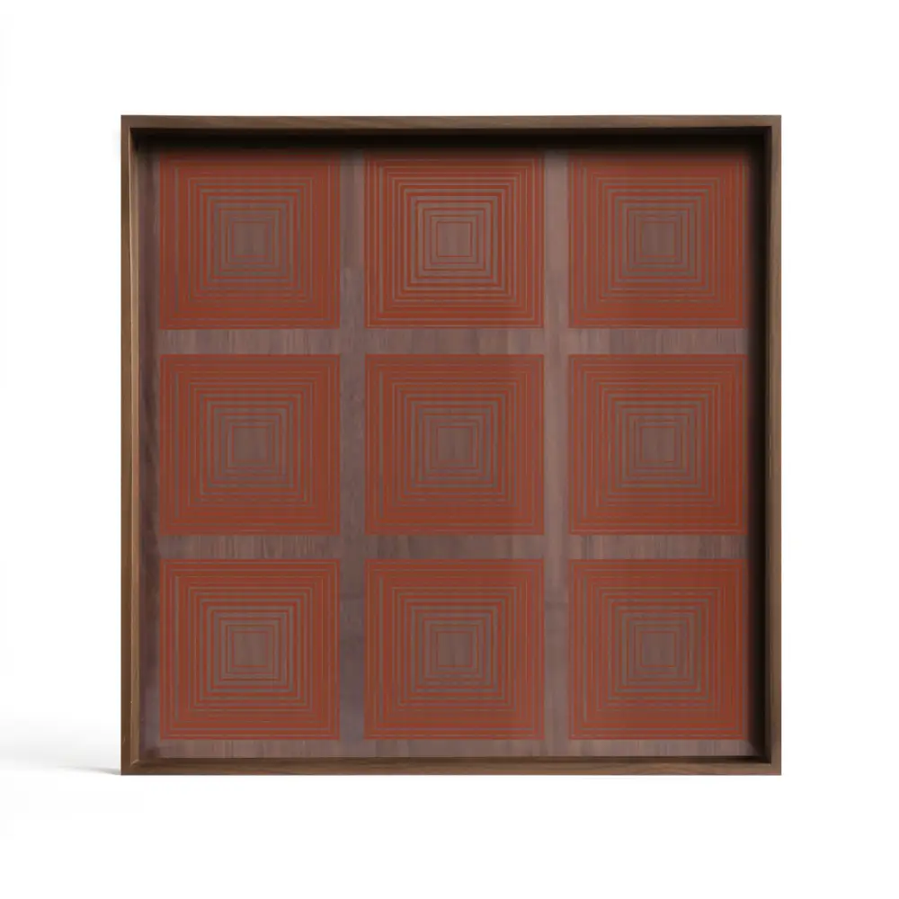Ethnicraft, Squares tarjotinta 38x38 cm pumpkin
