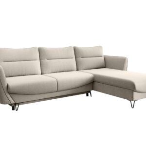 Vuodesohva divaanilla Swentzel Säilytyksellä - Valkoinen/Beige