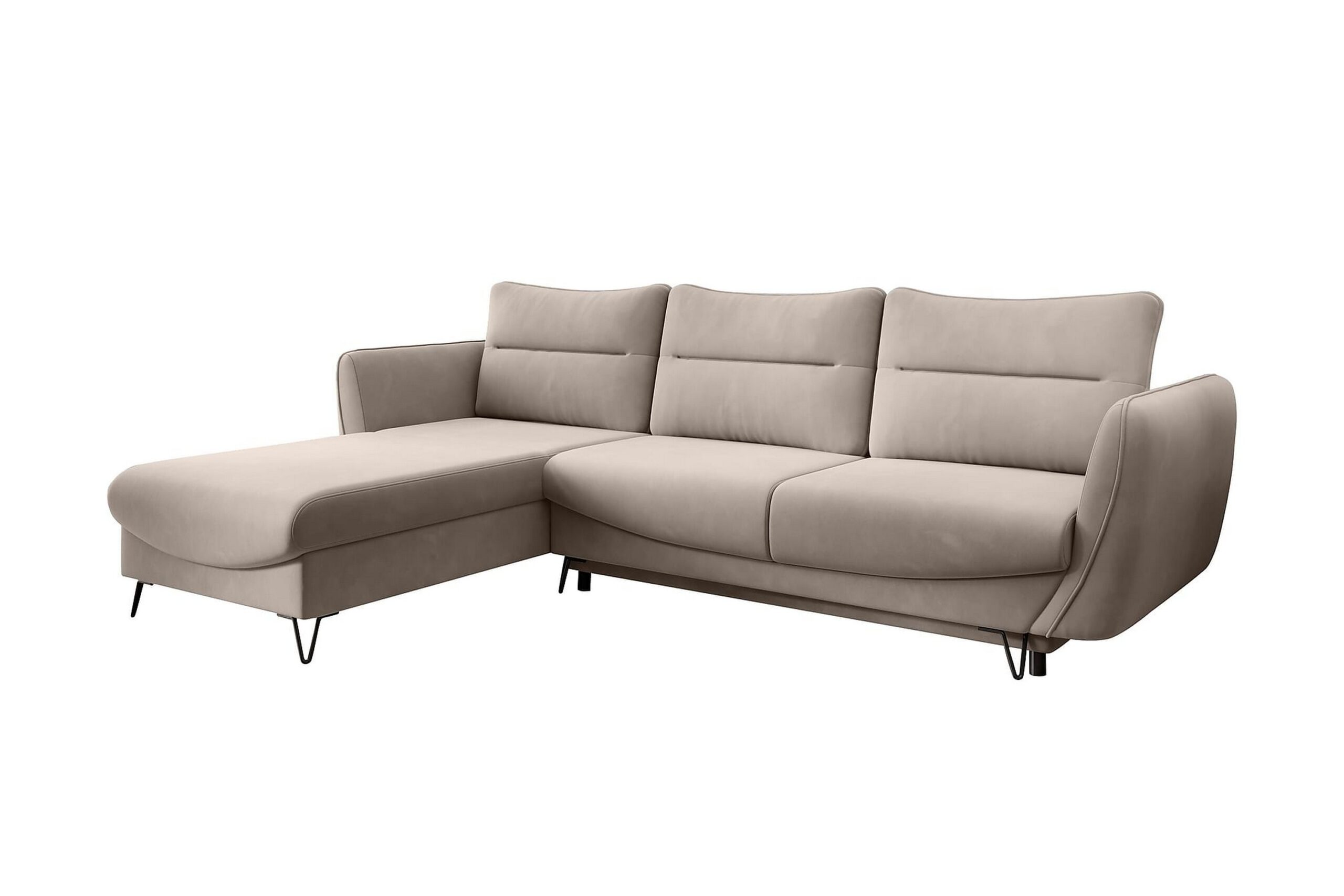 Vuodesohva divaanilla Swentzel Säilytyksellä - Beige