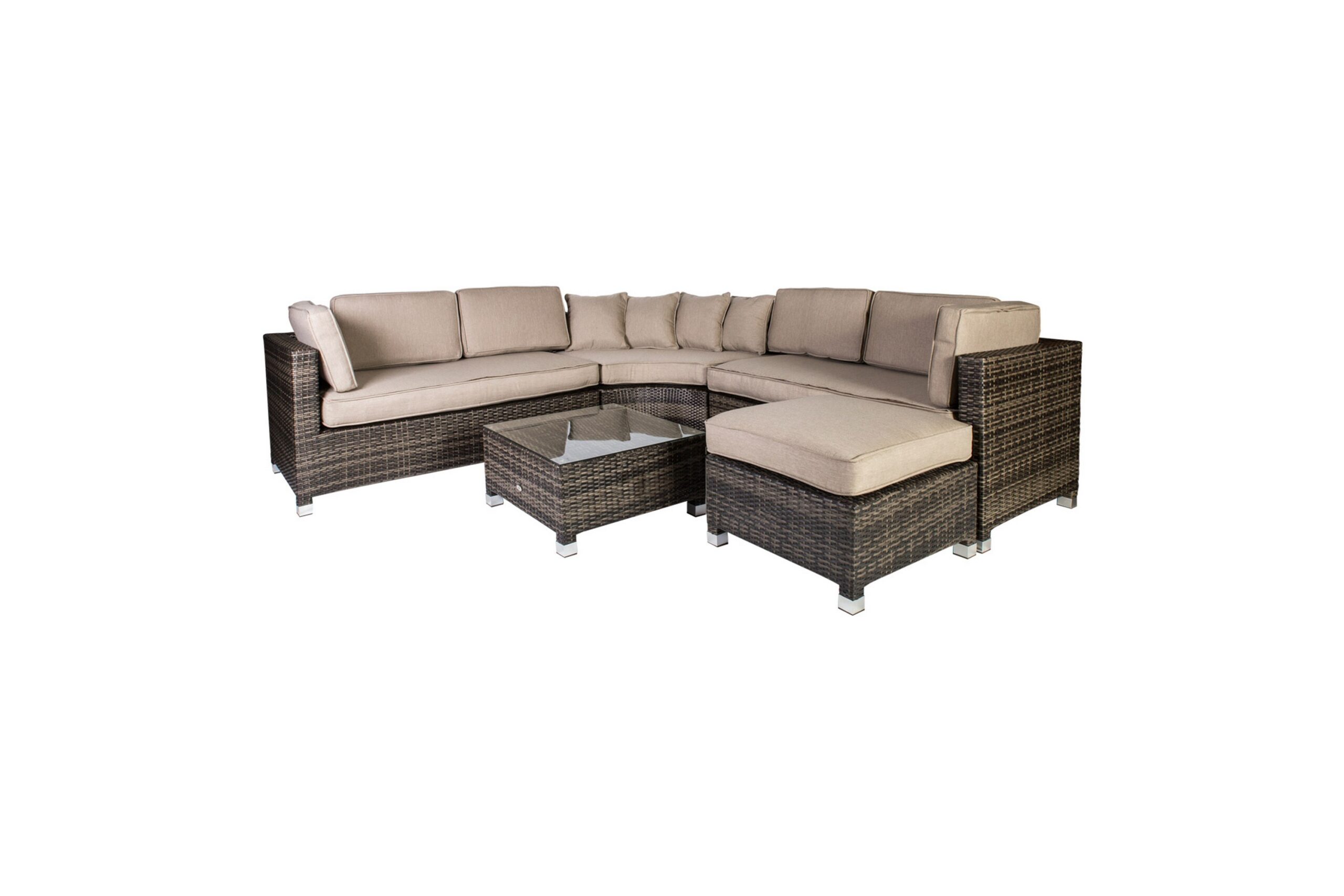 Pehmustesetti Dawson Puutarharyhmälle Beige -