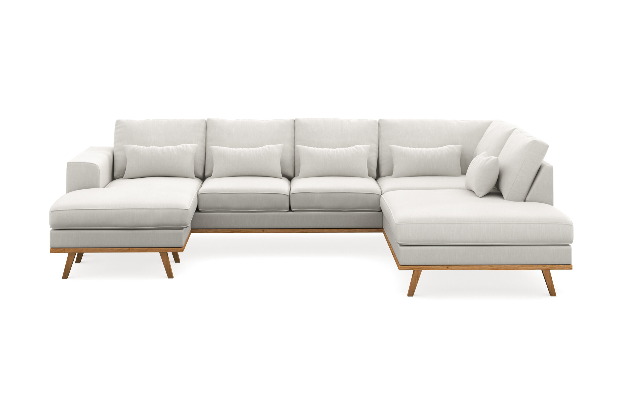 U-Sohva Haga Compact - Pellavanbeige