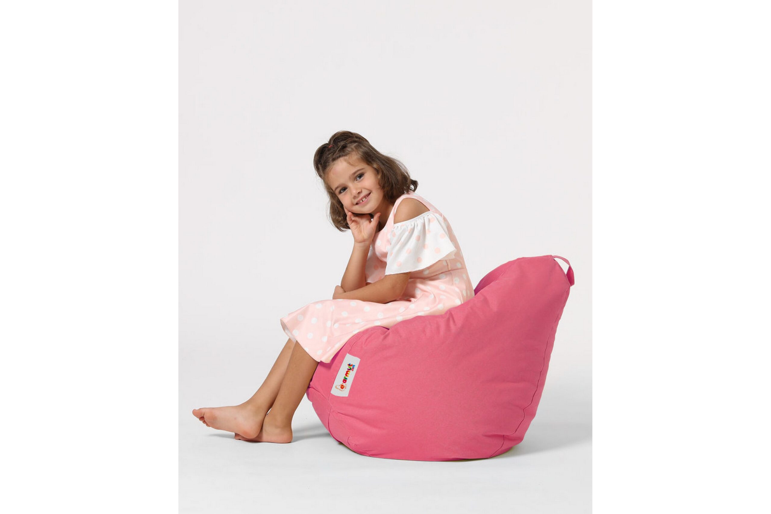 Säkkituoli Salman 60 cm Ulkokäyttöön - Roosa