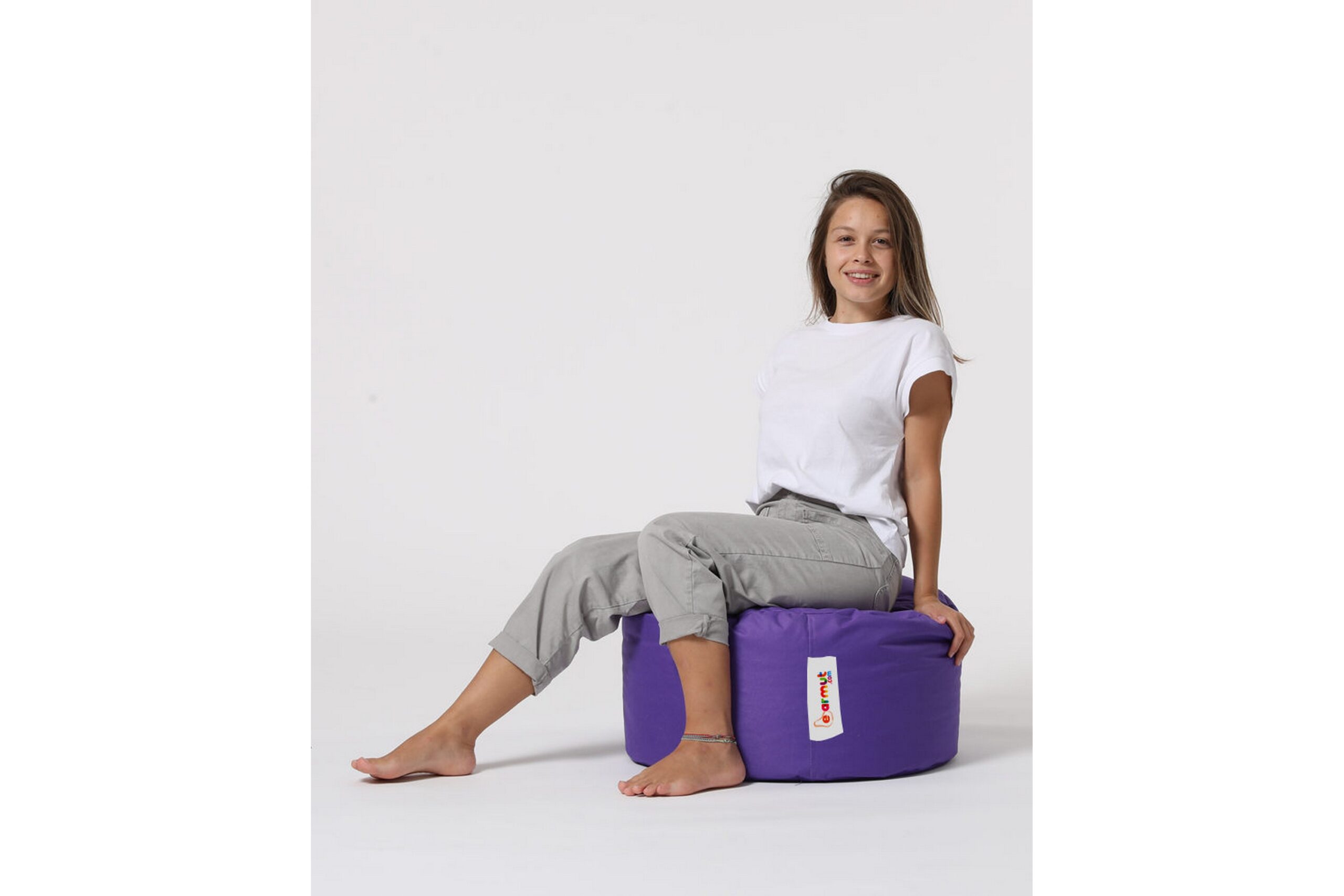 Säkkituoli Salima 55 cm Ulkokäyttöön - Liila