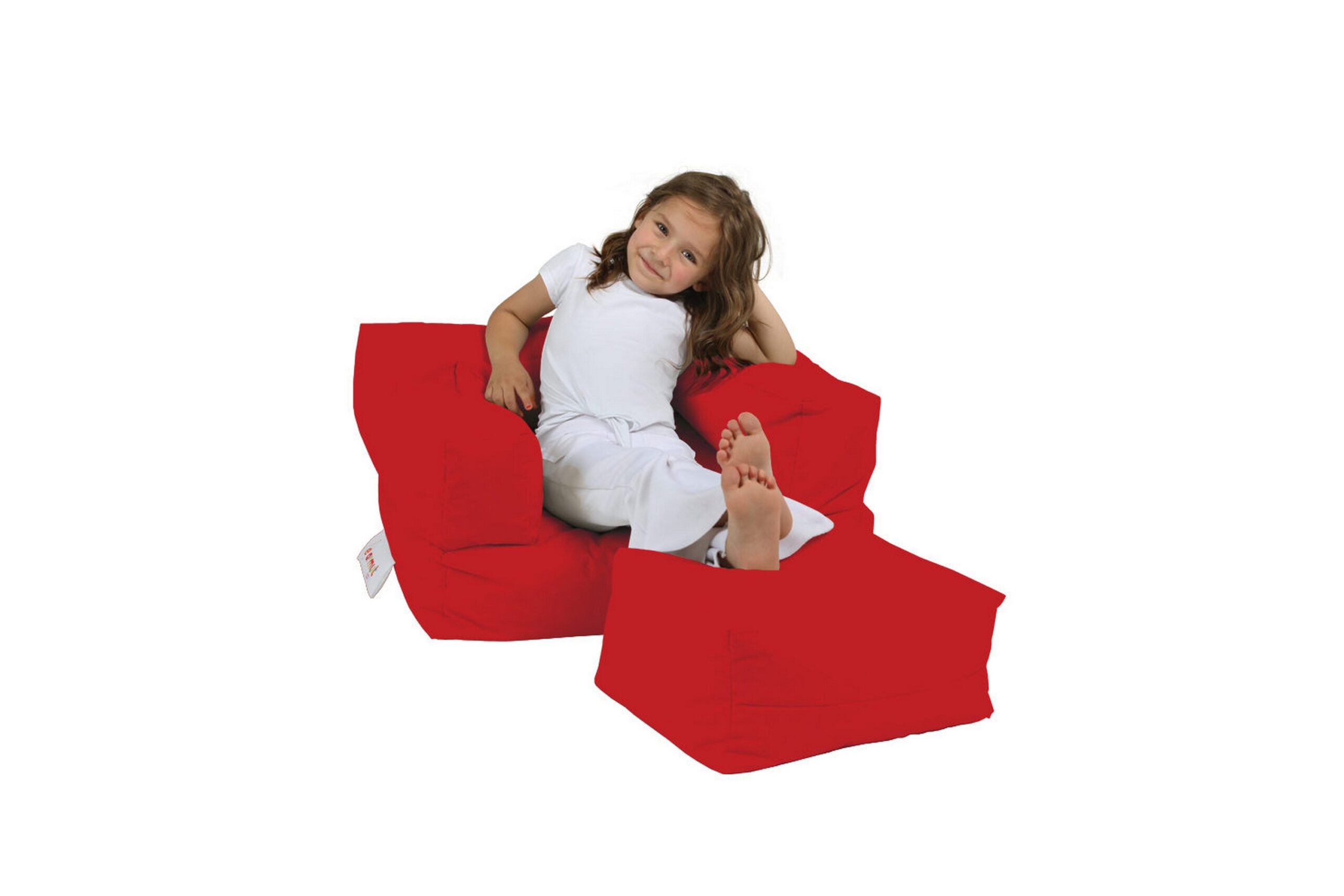 Säkkituoli Taruna 65 cm Ulkokäyttöön - Punainen