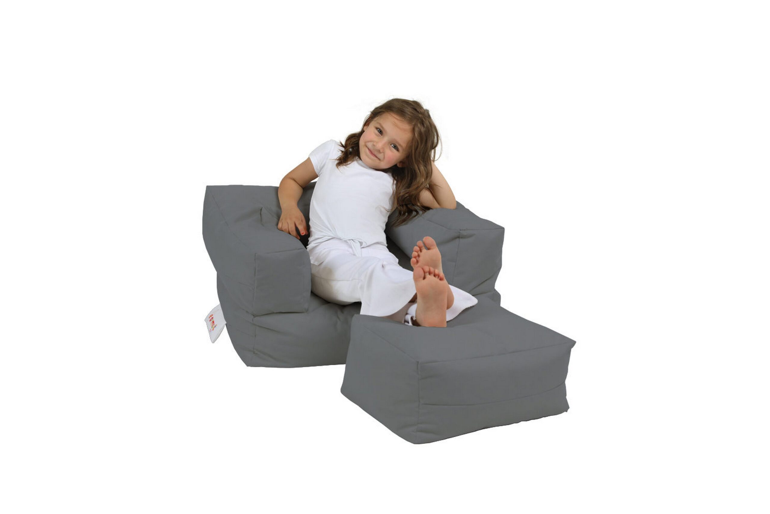 Säkkituoli Taruna 65 cm Ulkokäyttöön - Harmaa