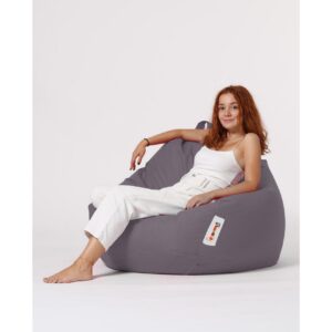 Säkkituoli Hunny 115 cm Ulkokäyttöön - Harmaa