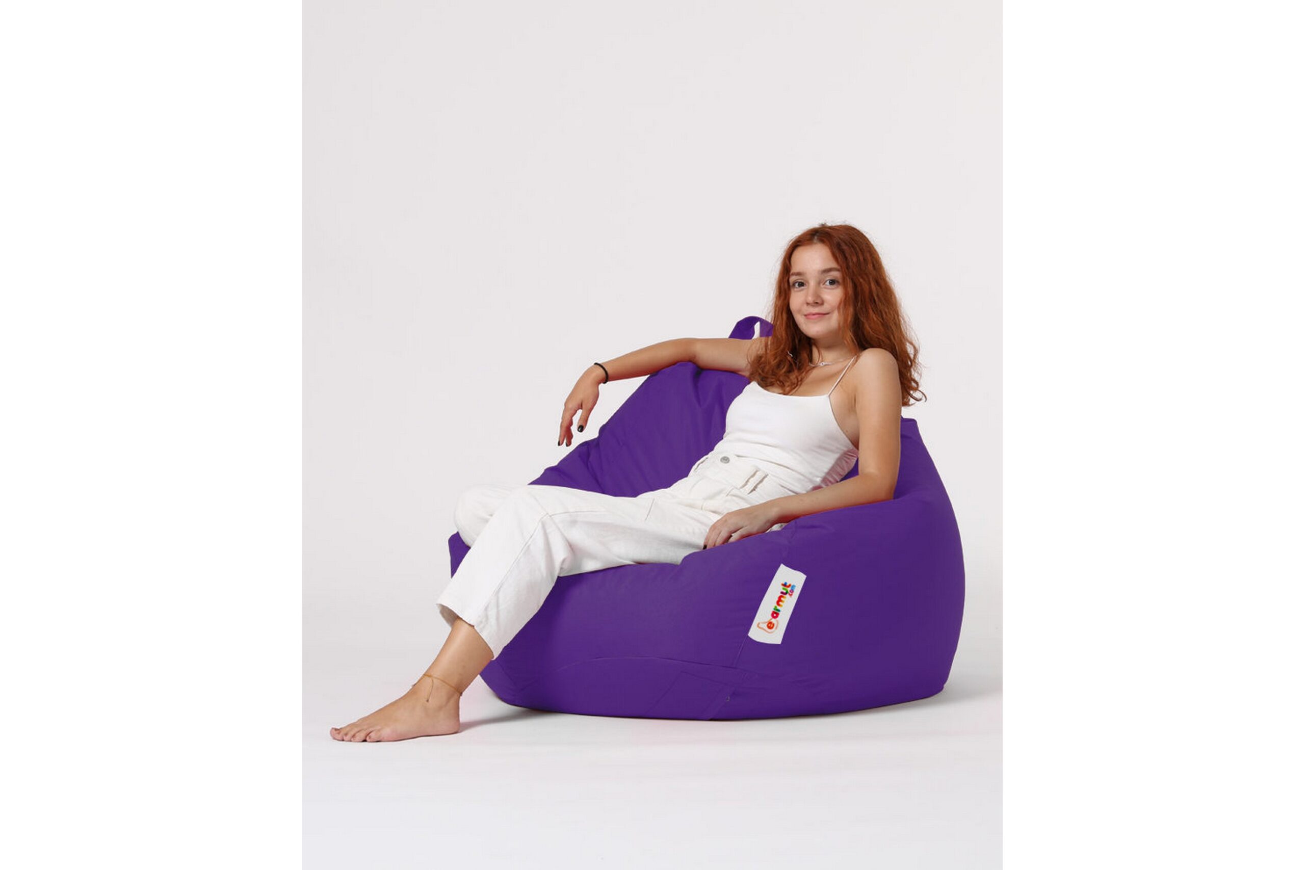 Säkkituoli Hunny 115 cm Ulkokäyttöön - Liila
