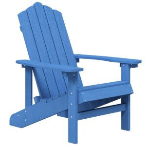 Adirondack puutarhatuoli HDPE vedensininen - Sininen