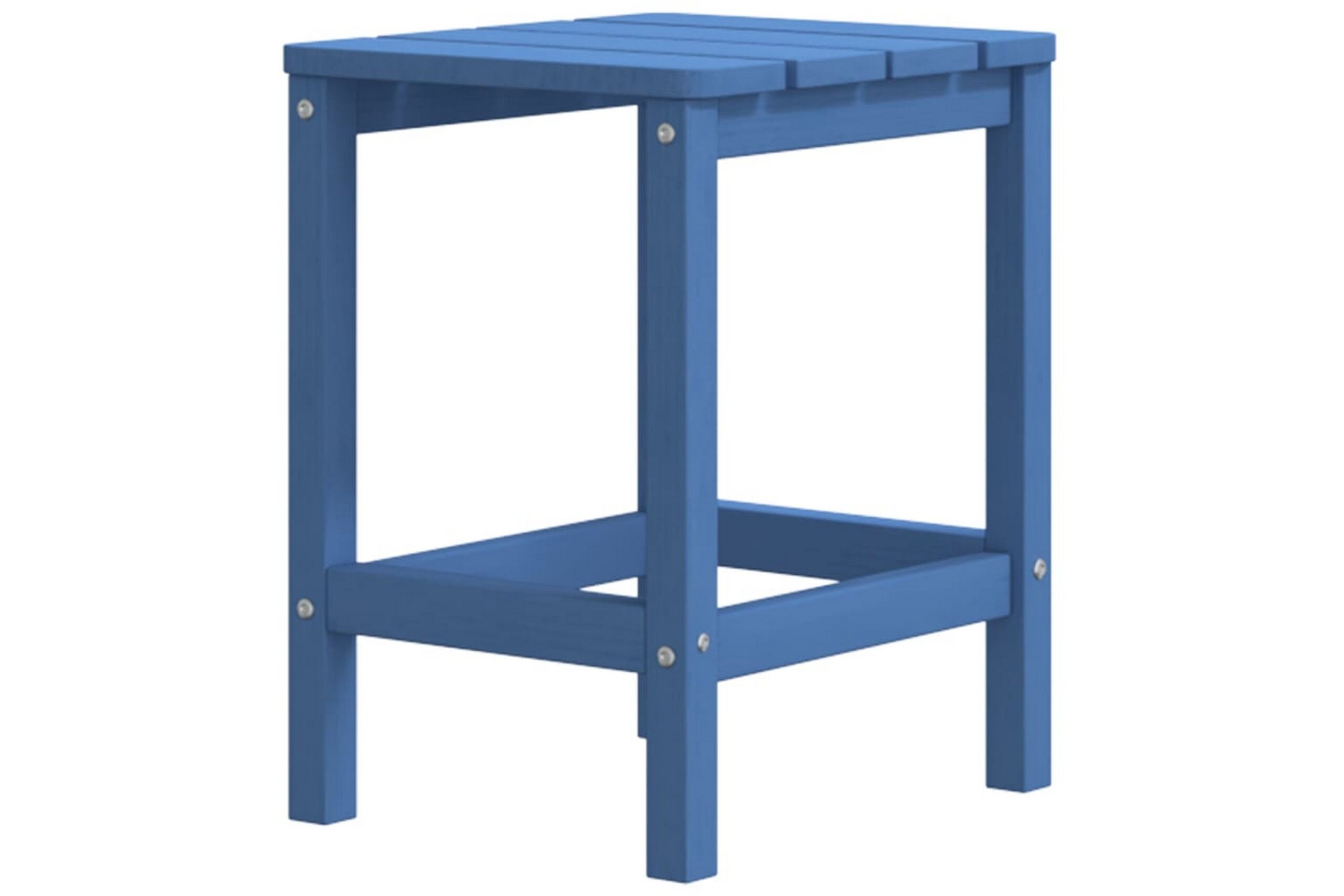 Adirondack puutarhapöytä vedensininen 38x38x46 cm HDPE - Sininen
