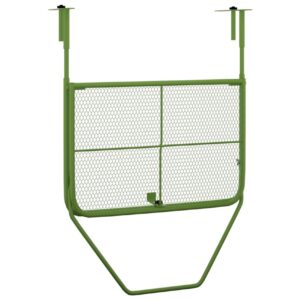 Parvekepöytä vihreä 60x40 cm teräs - Vihreä
