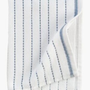 Pinstripe pyyhe moniväri/sininen