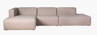 Juno sohva divaanilla vasen + avoin pääty oikea, 3 osaa beige