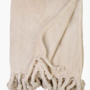 Jules fleecehuopa vaalean beige