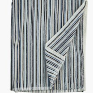 Hanne Stripe pyyhe moniväri/sininen