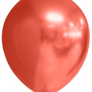 Chrome ilmapallot, red, 30cm, 10kpl