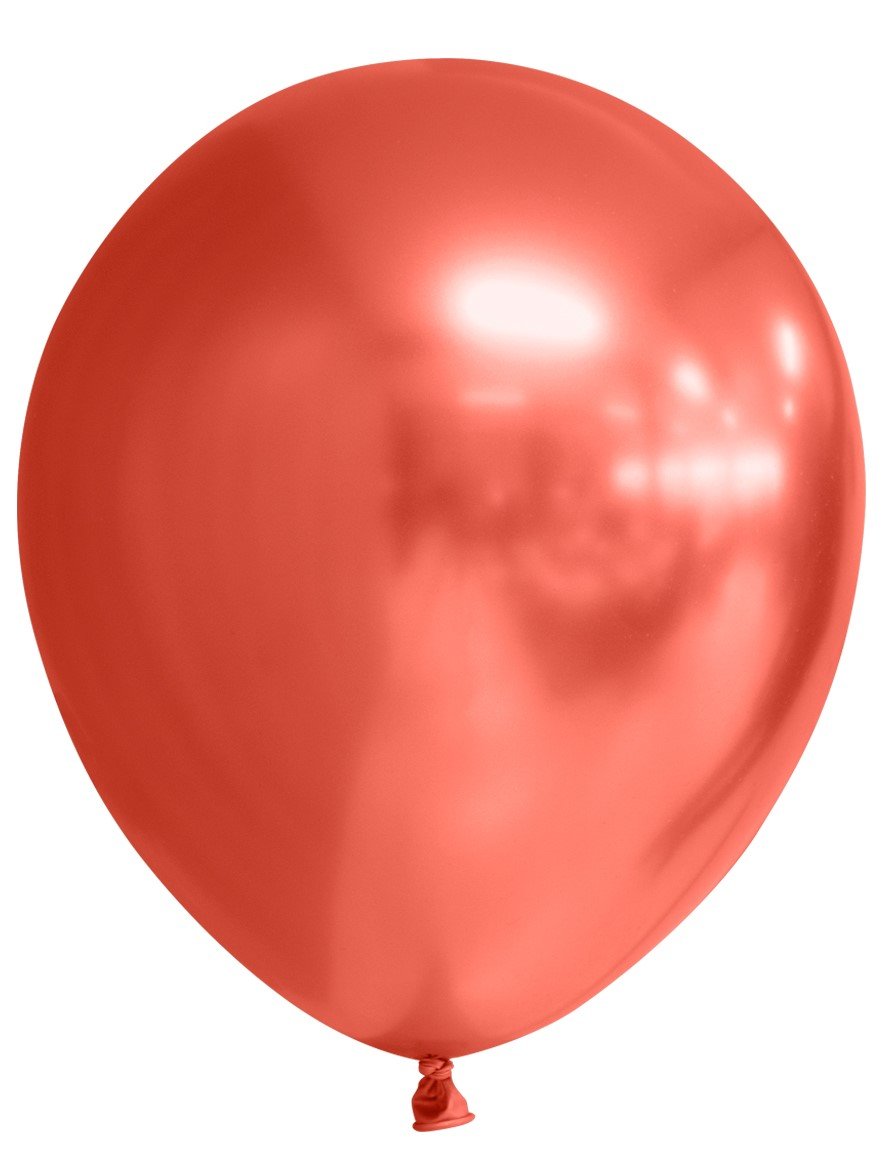 Chrome ilmapallot, red, 30cm, 10kpl
