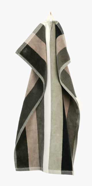 Hanne stripe bold pyyhe moniväri/vihreä