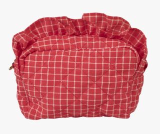 Delise keskikokoinen toilettilaukku punainen
