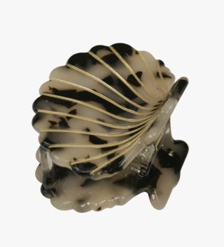 Scallop hiusklipsi ruskea