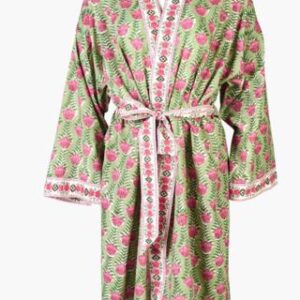 Ada kimono moniväri/vihreä