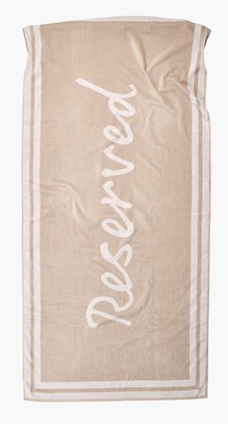 Reserved kylpypyyhe hiekka