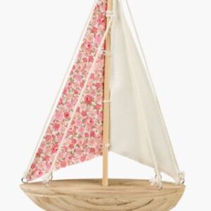 Flower sailboat koriste roosa