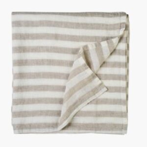 Atelier stripe pellavaliina beige