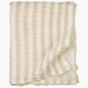 Atelier stripe torkkupeitto luonnonväri