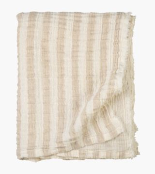Atelier stripe torkkupeitto luonnonväri