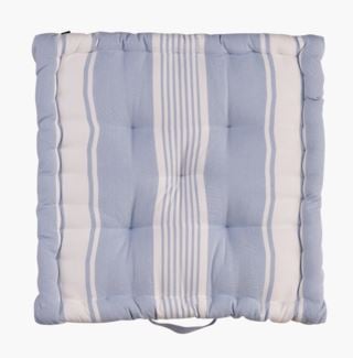 Capri stripe istuintyyny vaaleansininen