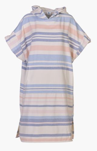 Menorca poncho moniväri/sininen