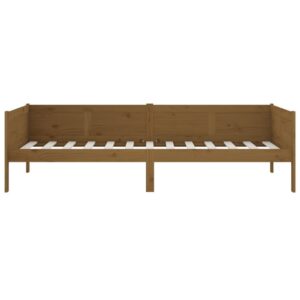 Sohvasänky hunajanruskea täysi mänty 90x190 cm - Ruskea