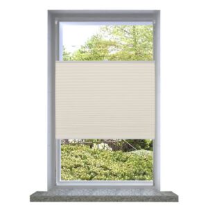 Plisse Kaihdin 70x125cm Kermanvärinen - Kerma