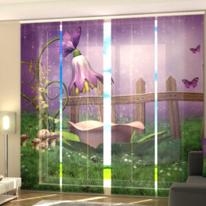 Pimentävä paneeliverho Fairy shower 240x240 cm