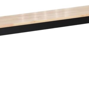 Kaarna penkki 192x35 cm koivu/musta
