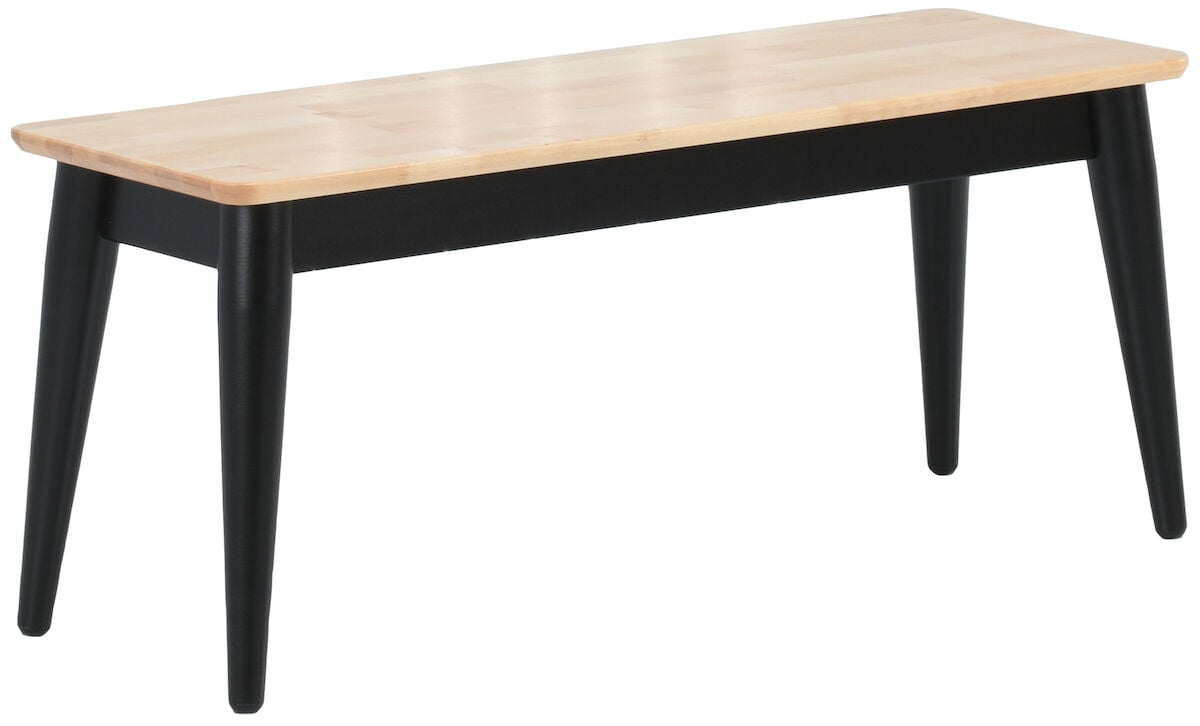 Kaarna penkki 102x35 cm koivu/musta
